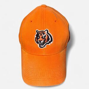 NFL Cincinnati Bengals Tiger Logo Orange Fitted Hat